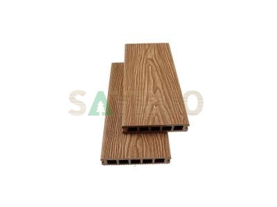  WPC Suelo en relieve 3d tablones de madera veteada antideslizante tarima de madera compuesta de teca tarima exterior para jardín 148 * 25A 
