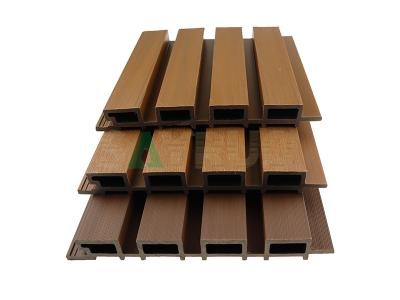 Paneles de pared compuestos de plástico de madera decorativa de extrusión de Co
