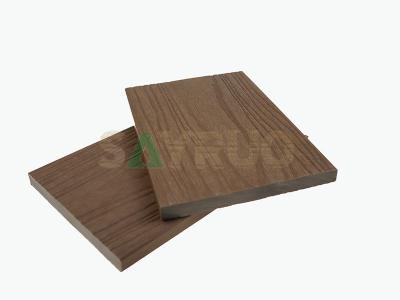 cubierta de coextrusión de piso de madera para exteriores de grano de madera
