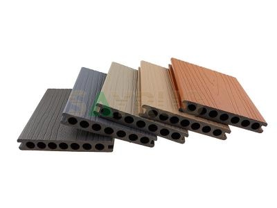 Groove Co Extrusion WPC Decking Hollow Composite Deck Board Relieve
