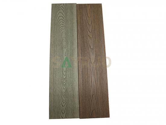 embossed woodgrain composite decking