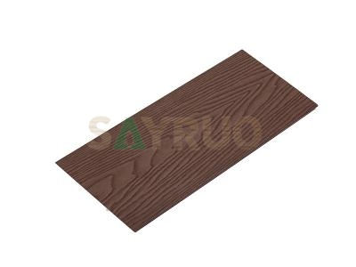 Kit de cubierta gris oscuro de fibra de madera compuesta 