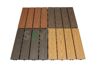 Paneles compuestos de madera y plástico entrelazados para balcón Matt Modern
