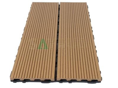Tejas compuestas de madera y plástico para terraza de patio Teca 3D