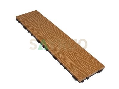 Azulejos de bricolaje compuesto de plástico de madera