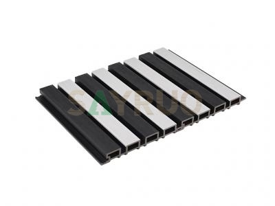 BICOLOR CO-EXTRUED COMPOSITE SLATTED CLADDING