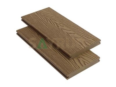 3D wooden grain embossed composite decking