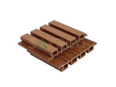 Revestimiento compuesto de madera y plástico de alta calidad para exteriores con listones anti-UV