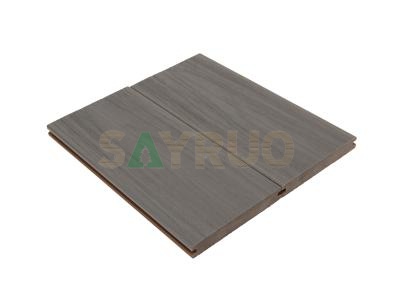 Tarima exterior de composite WPC sólido antideslizante de coextrusión Dura-layer de 20 mm de espesor