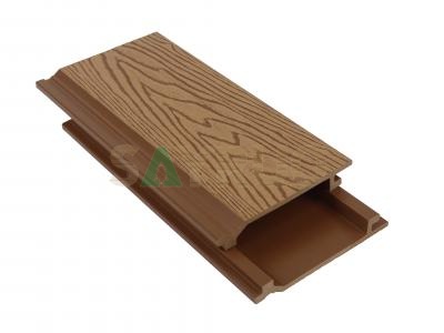 Revestimiento de pared de compuesto de madera maciza y plástico | Gofrado y resistente a la intemperie