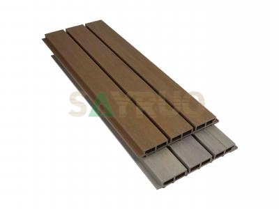 Diseño moderno. Instalación más rápida. Panel de pared WPC coextruido de gran formato.