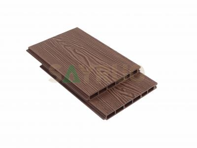 deep embossing wood grain wood plastic composite fence