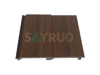 Revestimiento de pared exterior de WPC coextruido, cepillado, impermeable y de fácil limpieza.