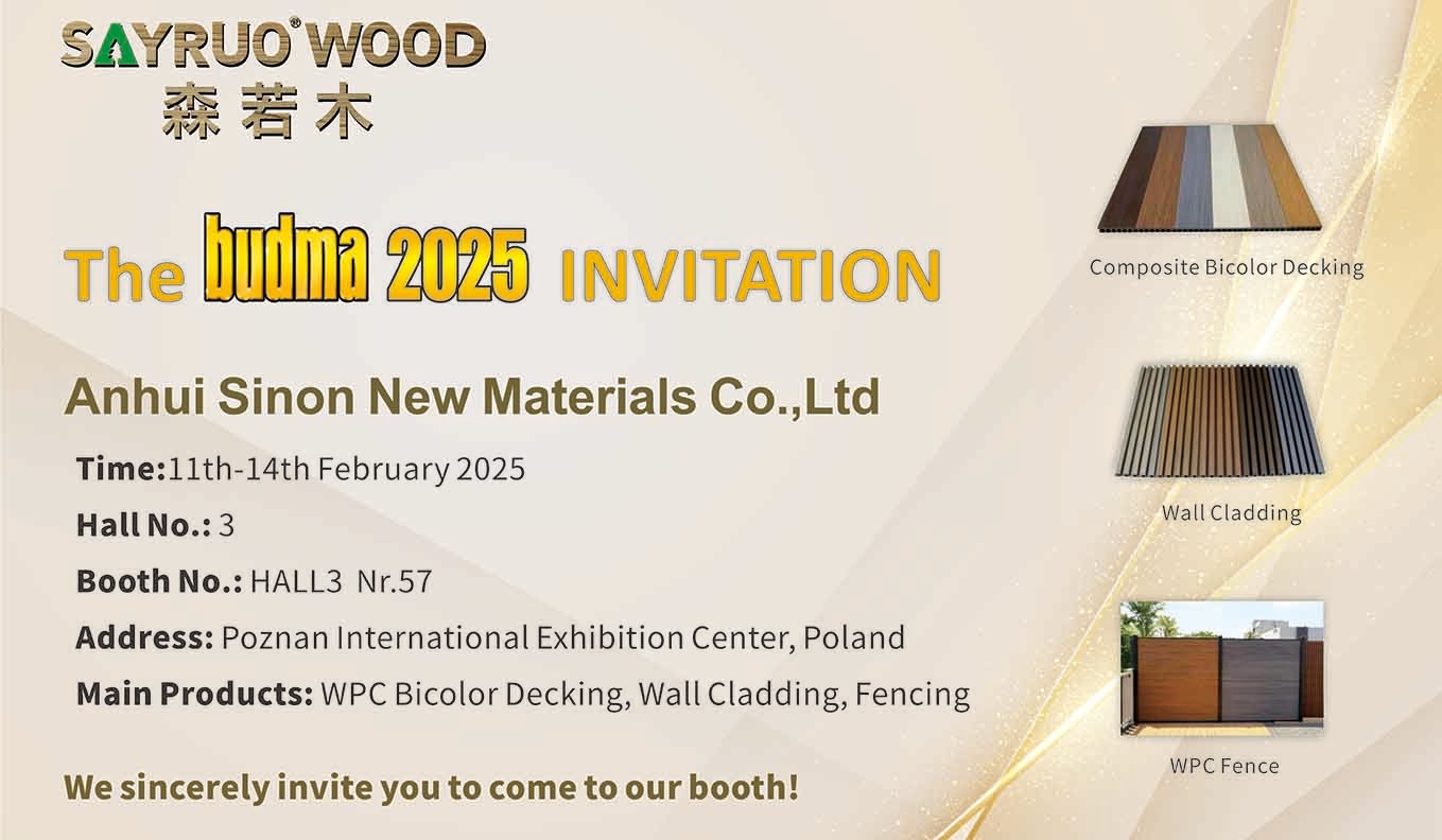 Sayruo Wood participará al Budma 2025 en el stand de Hall 3: NR.57 del 11 al 14 de febrero