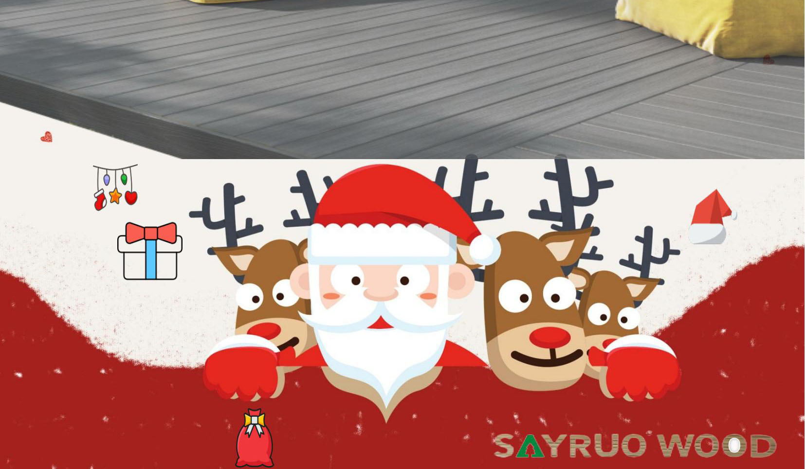 ¡Sayruowood te desea Feliz Navidad!